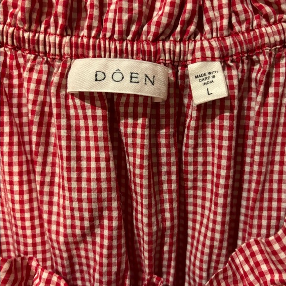 Doen Red Gingham Emmaretta Dress - Picture 4 of 8
